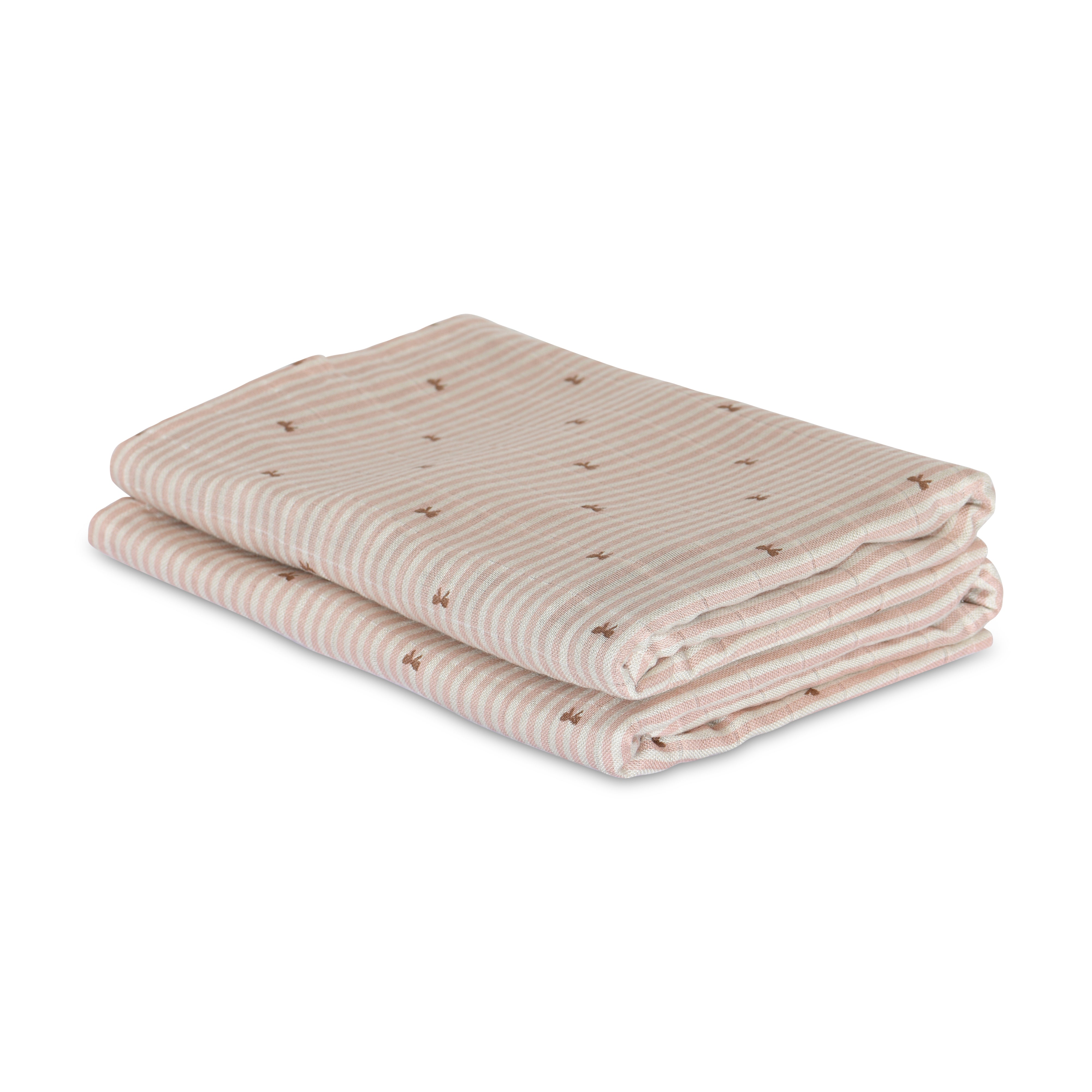 nuuroo Josefine bambus stofble - 2 stk. Stofble Stripe bow