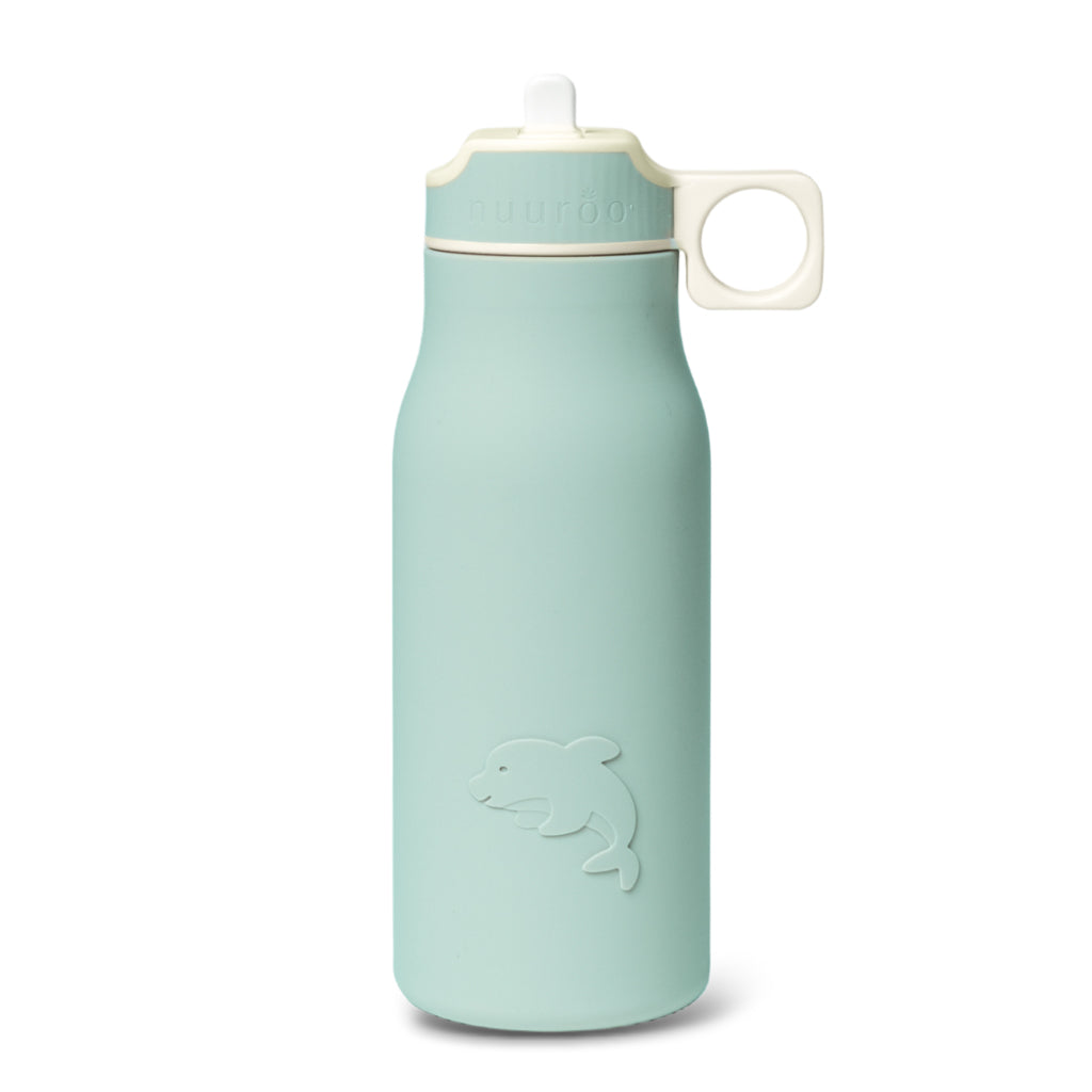 nuuroo Lau silikone drikkedunk - 400 ml Drinking bottle Desert sage