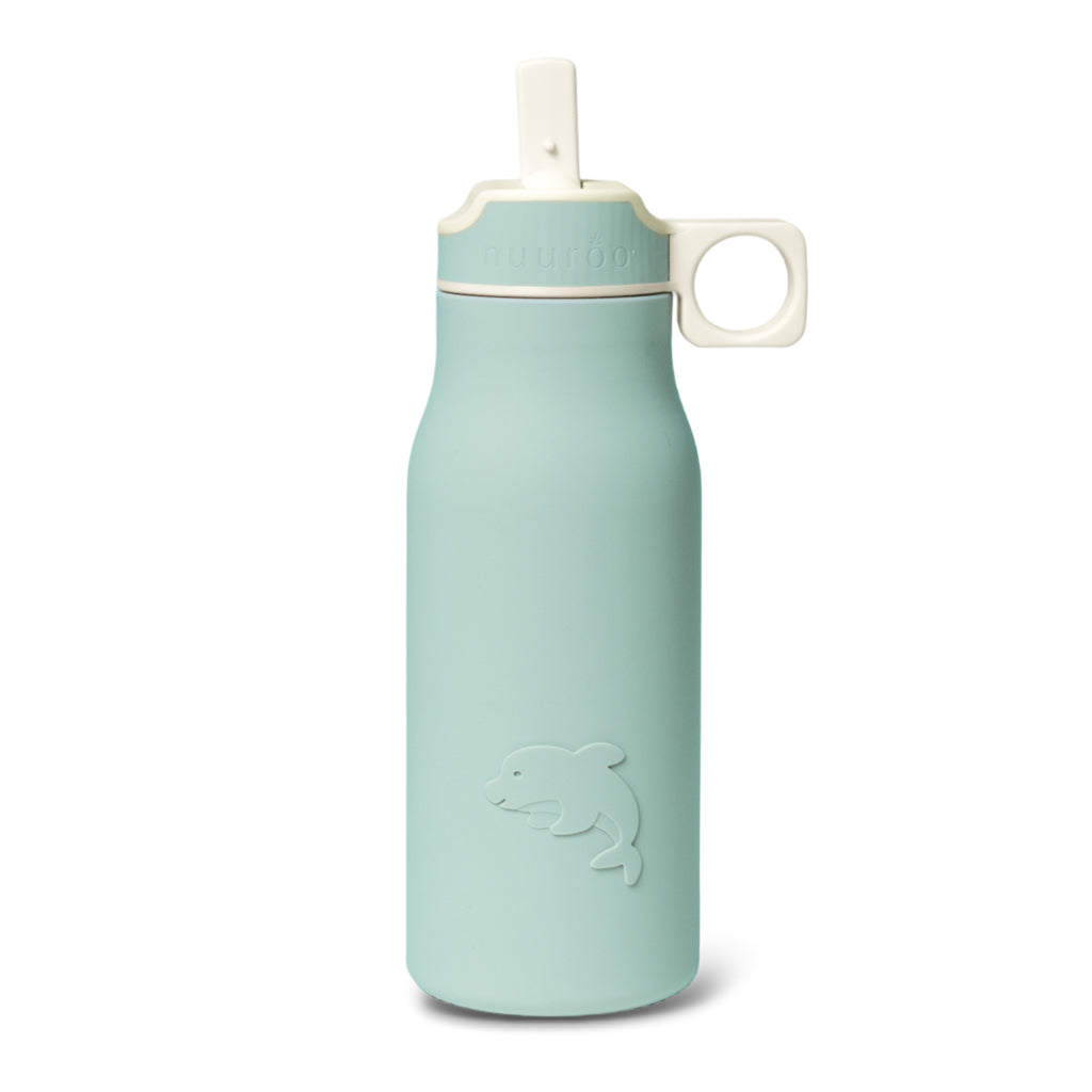 nuuroo Lau silikone drikkedunk - 400 ml Drinking bottle Desert sage
