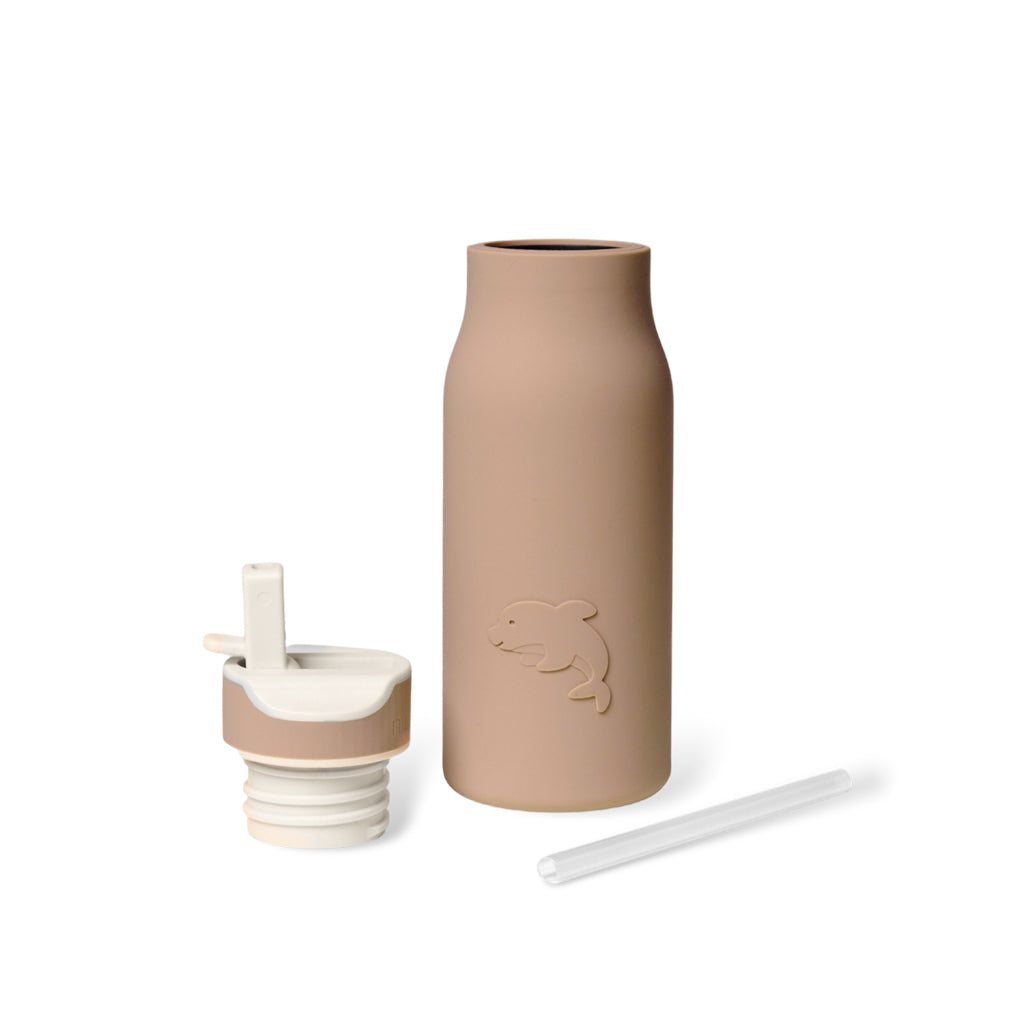 nuuroo Lau silikone drikkedunk - 400 ml Drinking bottle Chocolate malt