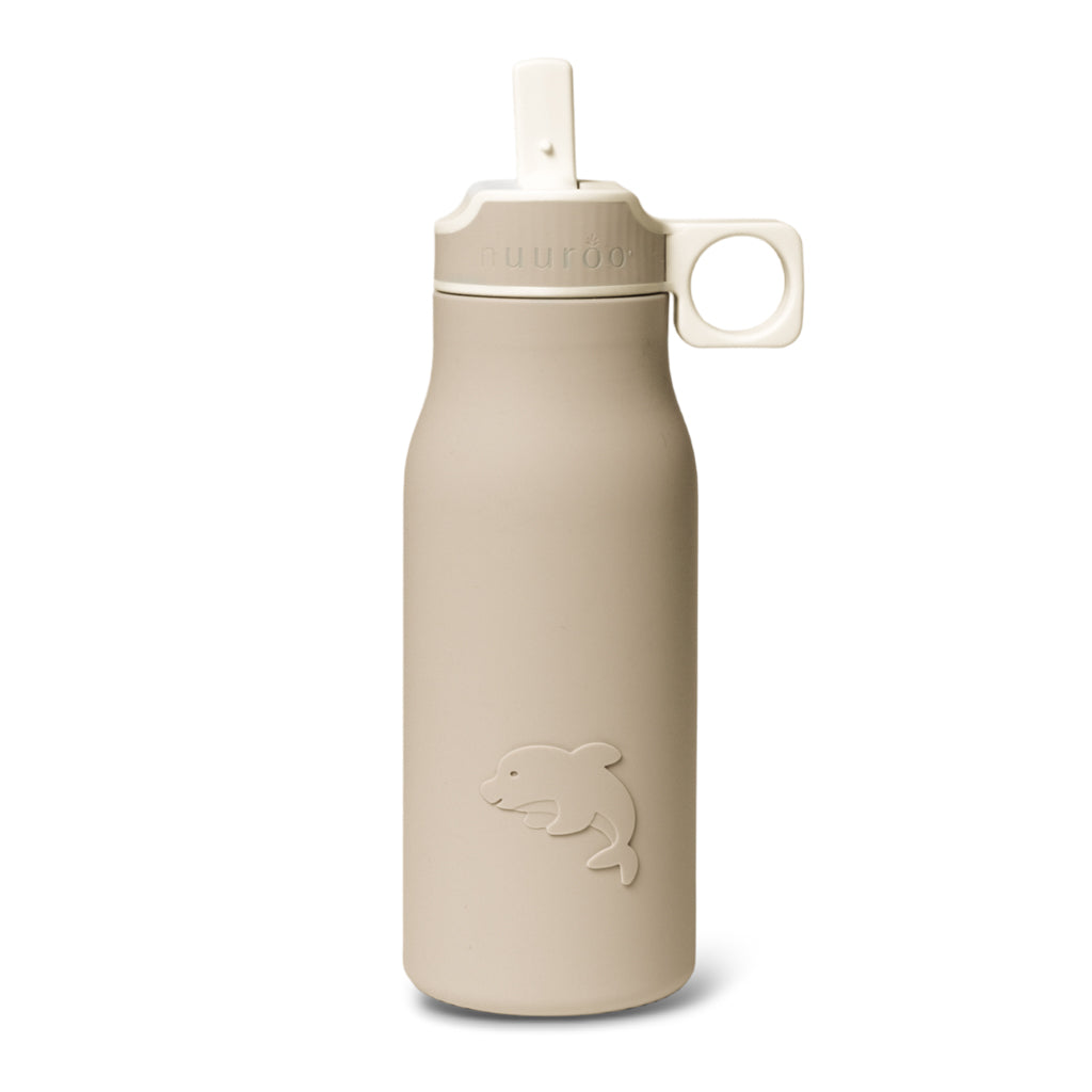 nuuroo Lau silikone drikkedunk - 400 ml Drinking bottle Cobblestone