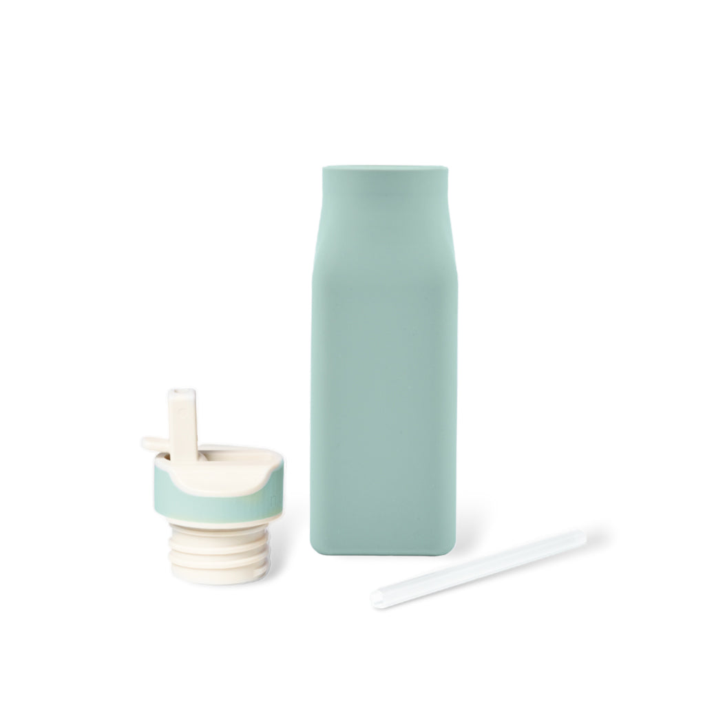 nuuroo Lindi silikone drikkedunk - 450 ml Drinking bottle Desert sage