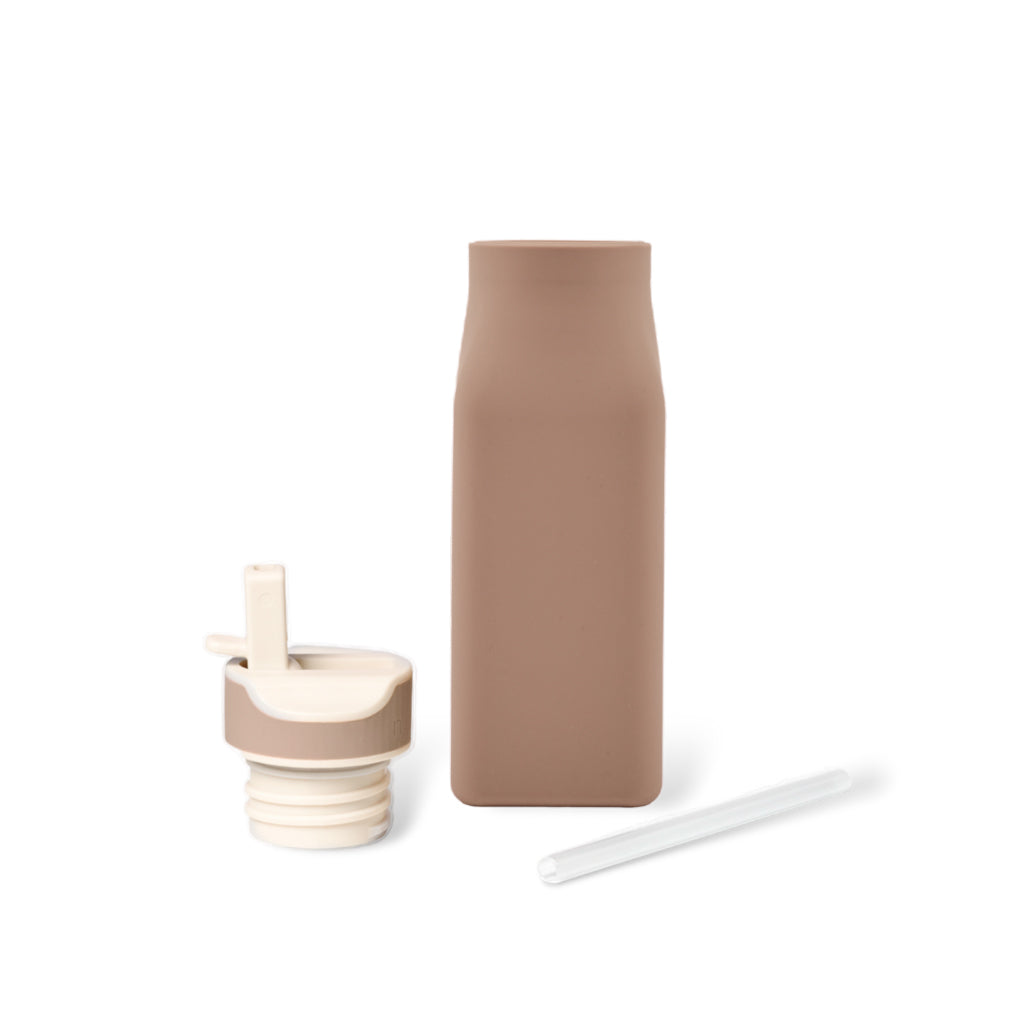 nuuroo Lindi silikone drikkedunk - 450 ml Drinking bottle Chocolate malt