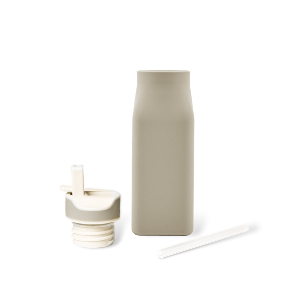 nuuroo Lindi silikone drikkedunk - 450 ml Drinking bottle Cobblestone
