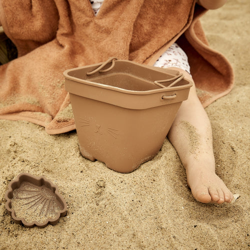 nuuroo Millan silikone strandsæt Beach set Brown color mix