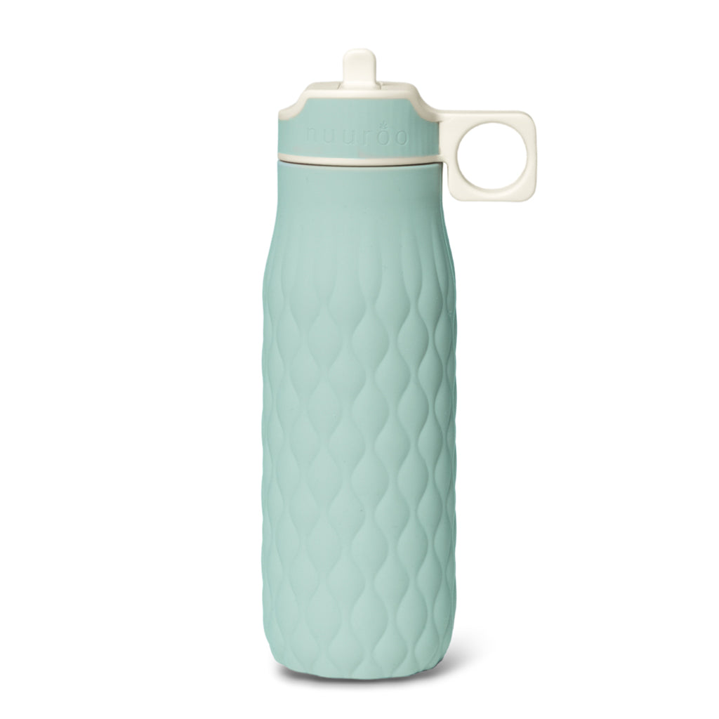 nuuroo Nima silikone drikkedunk - 400 ml Drinking bottle Desert sage