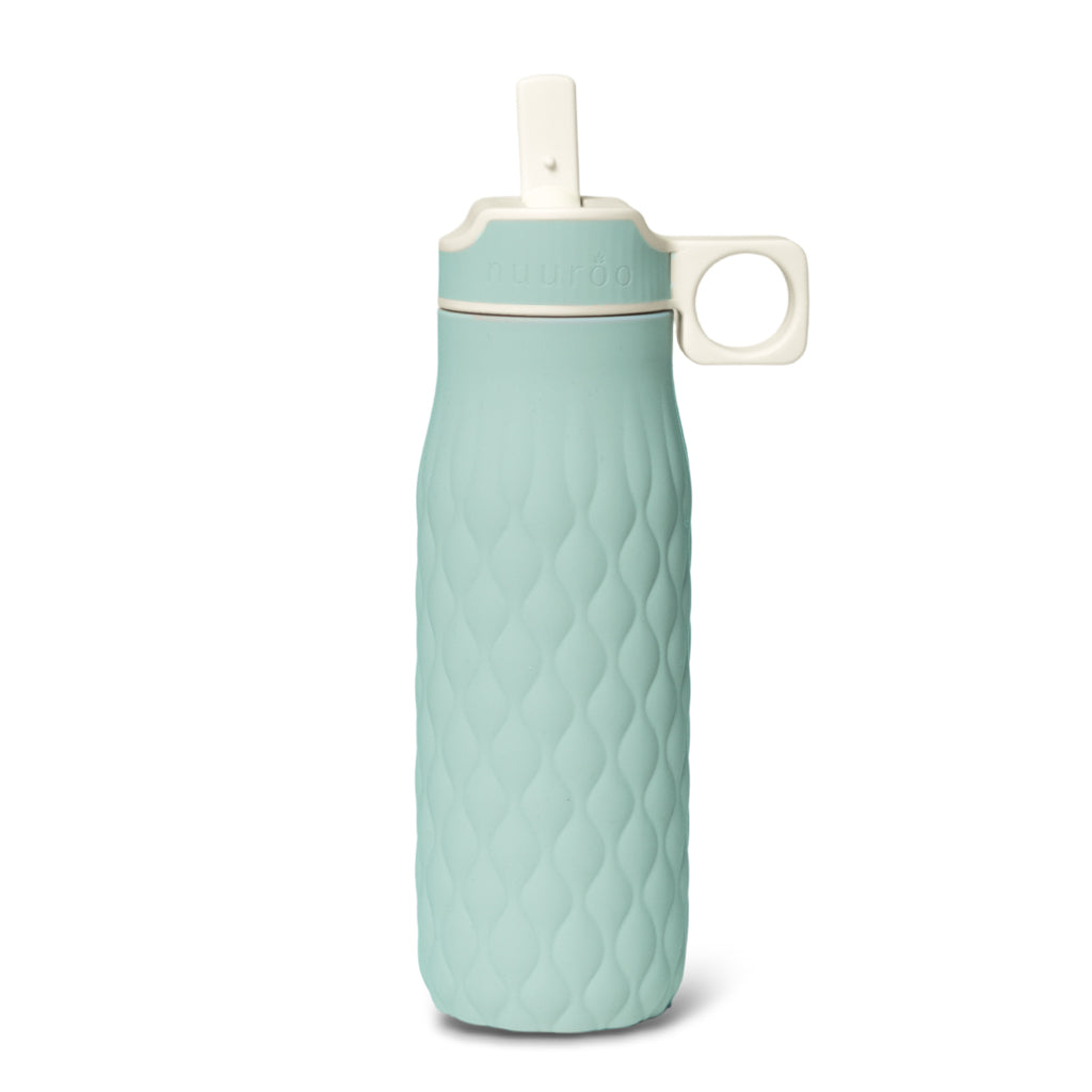 nuuroo Nima silikone drikkedunk - 400 ml Drinking bottle Desert sage