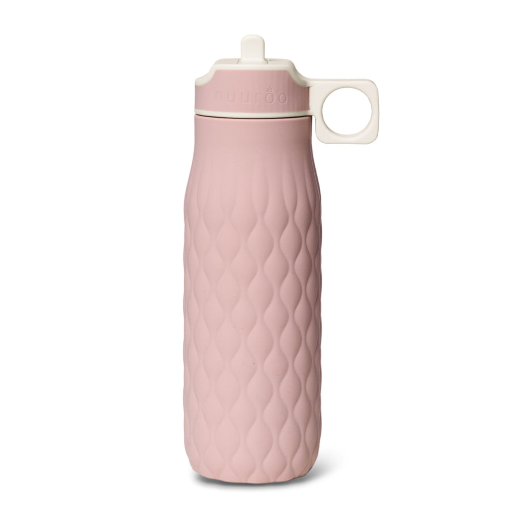 nuuroo Nima silikone drikkedunk - 400 ml Drinking bottle Woodrose