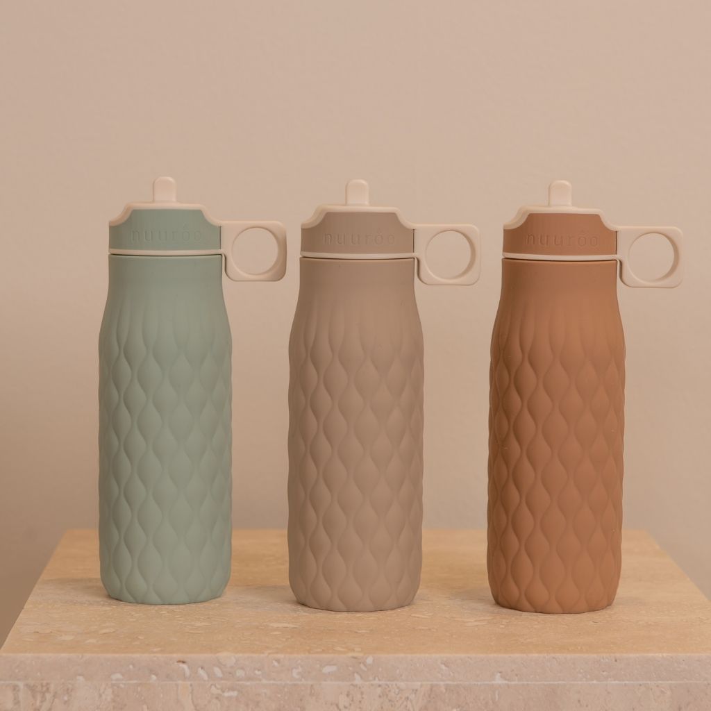 nuuroo Nima silikone drikkedunk - 400 ml Drinking bottle Chocolate malt