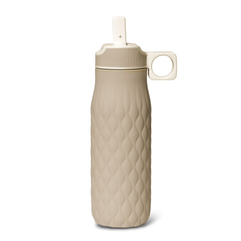 nuuroo Nima silikone drikkedunk - 400 ml Drinking bottle Cobblestone