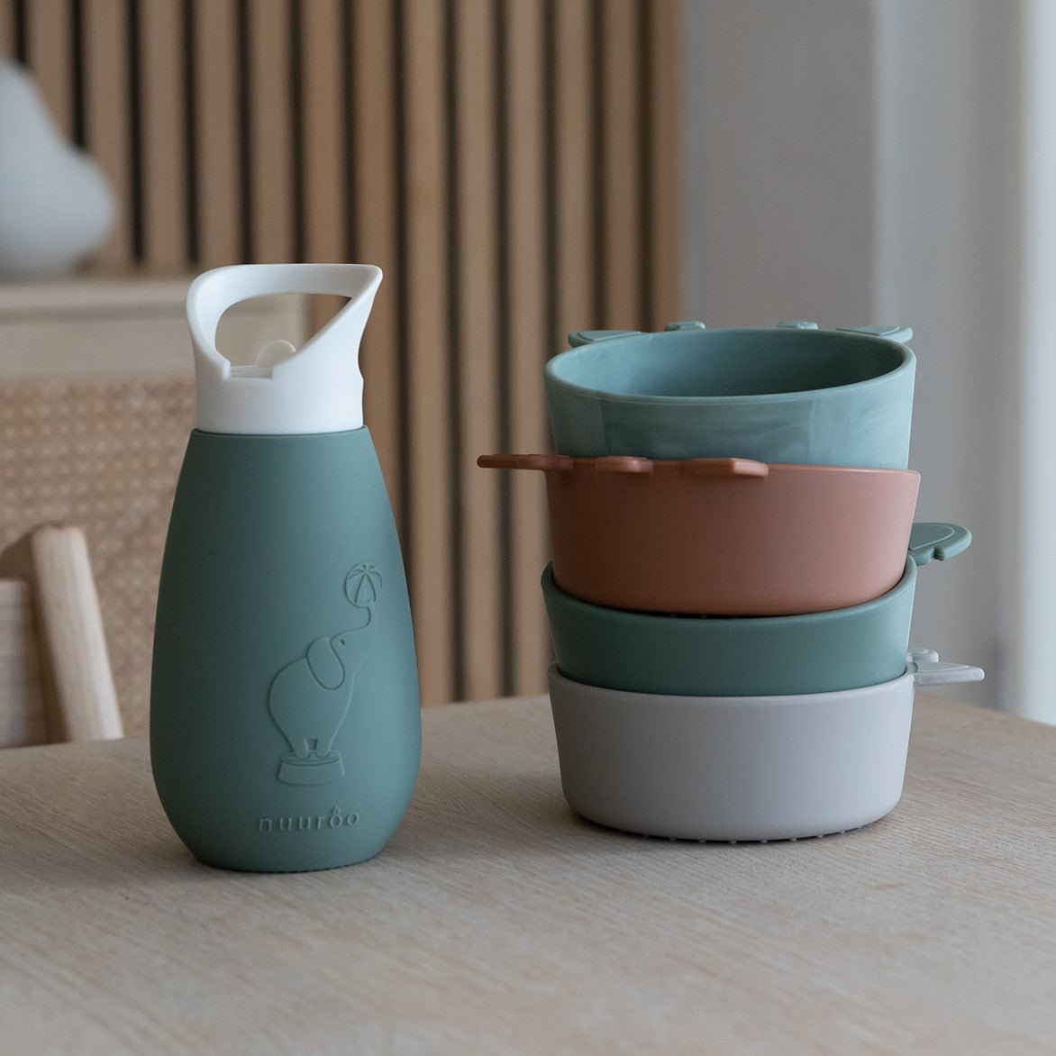 nuuroo Pax drikkeflaske - 350ml Drinking bottle Dusty green