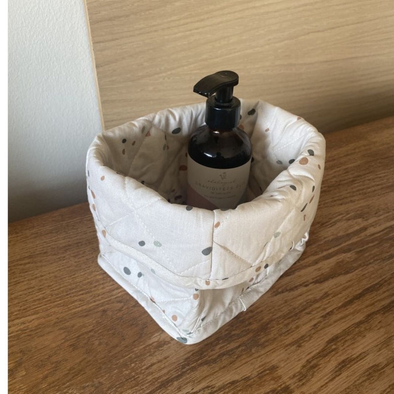 nuuroo Petu Petu - Kres quiltet opbevaringskurv - lille Storage bag Dots
