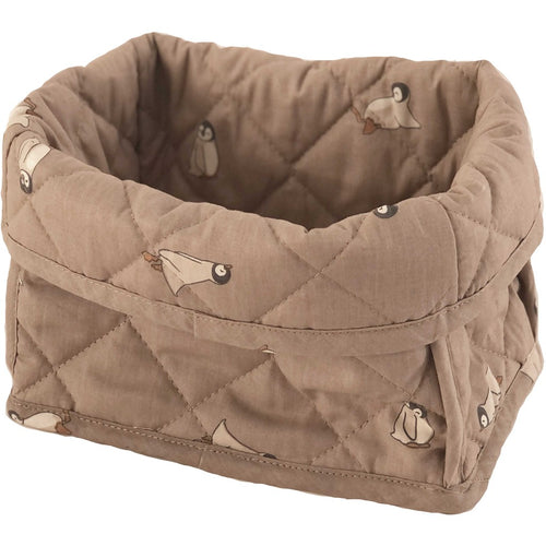 nuuroo Petu Petu - Kres quiltet opbevaringskurv - lille Storage bag Penguin