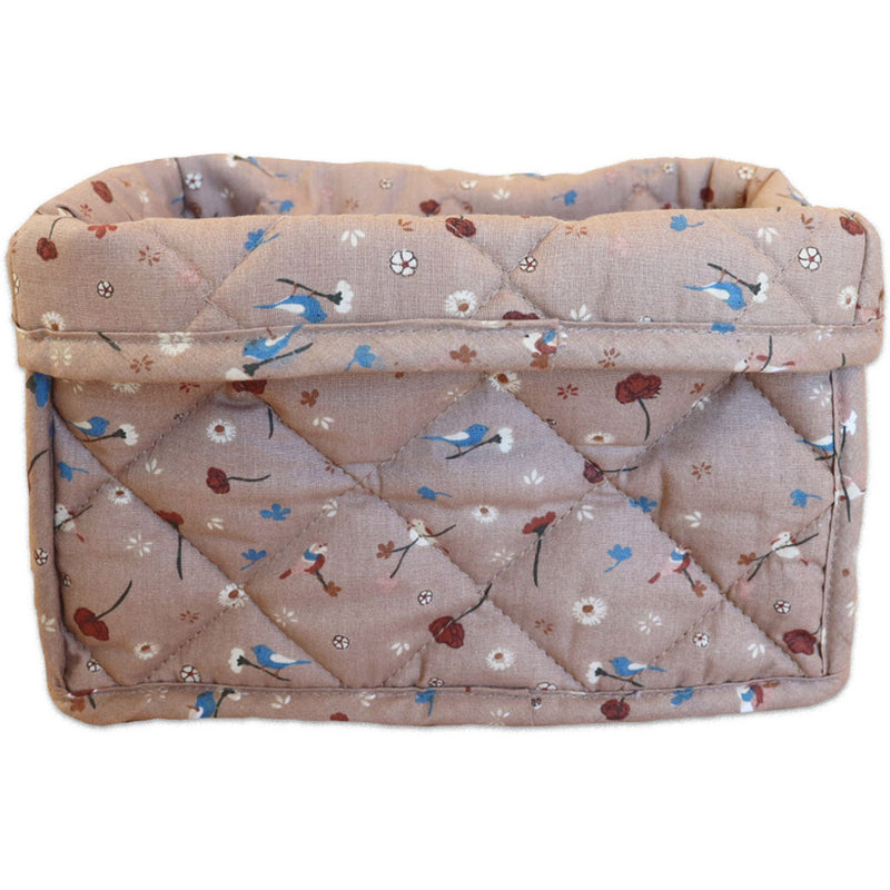 nuuroo Petu Petu - Kres quiltet opbevaringskurv - stor Storage bag Flower bird