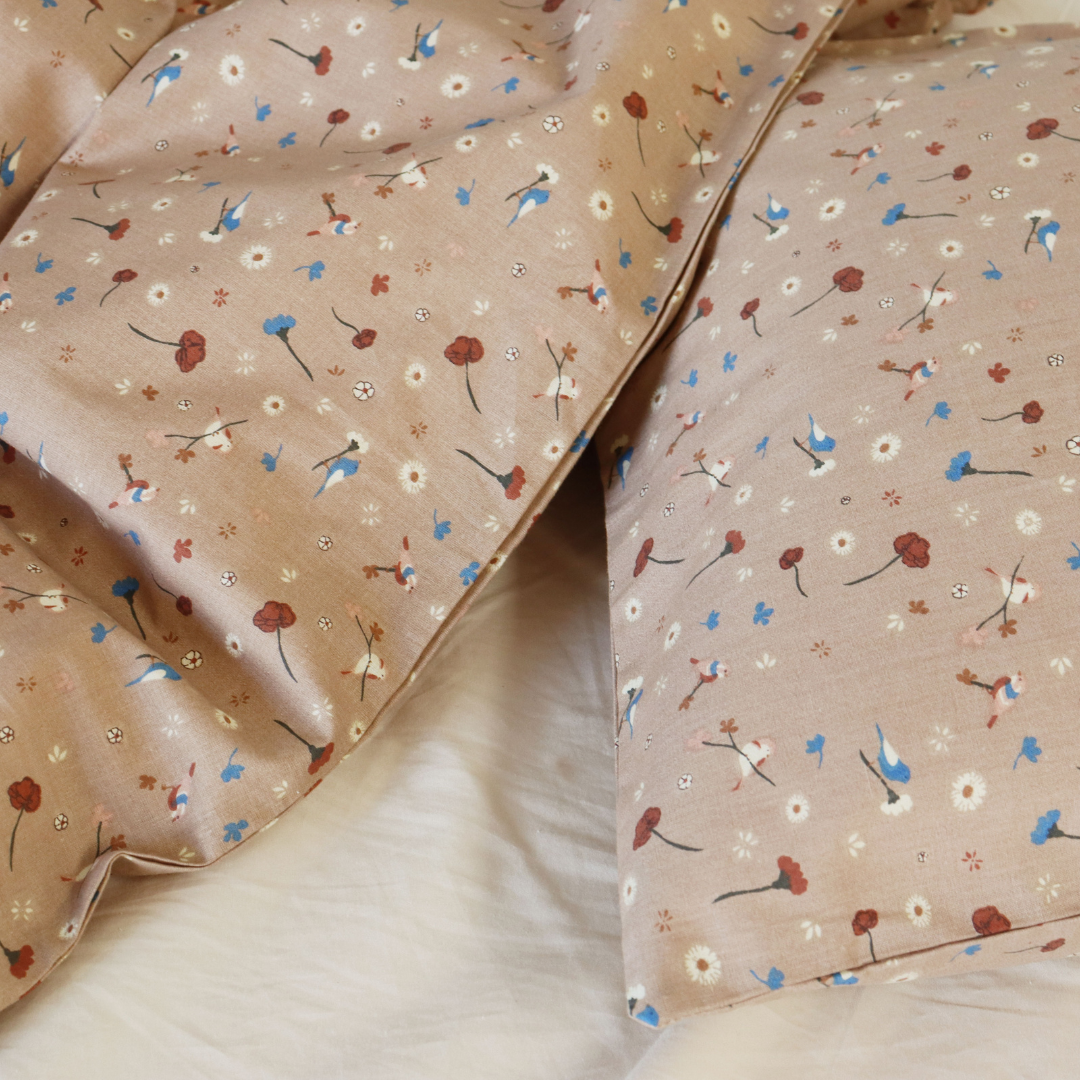 nuuroo Petu Petu - Lee baby sengetøj Lagen Flower bird