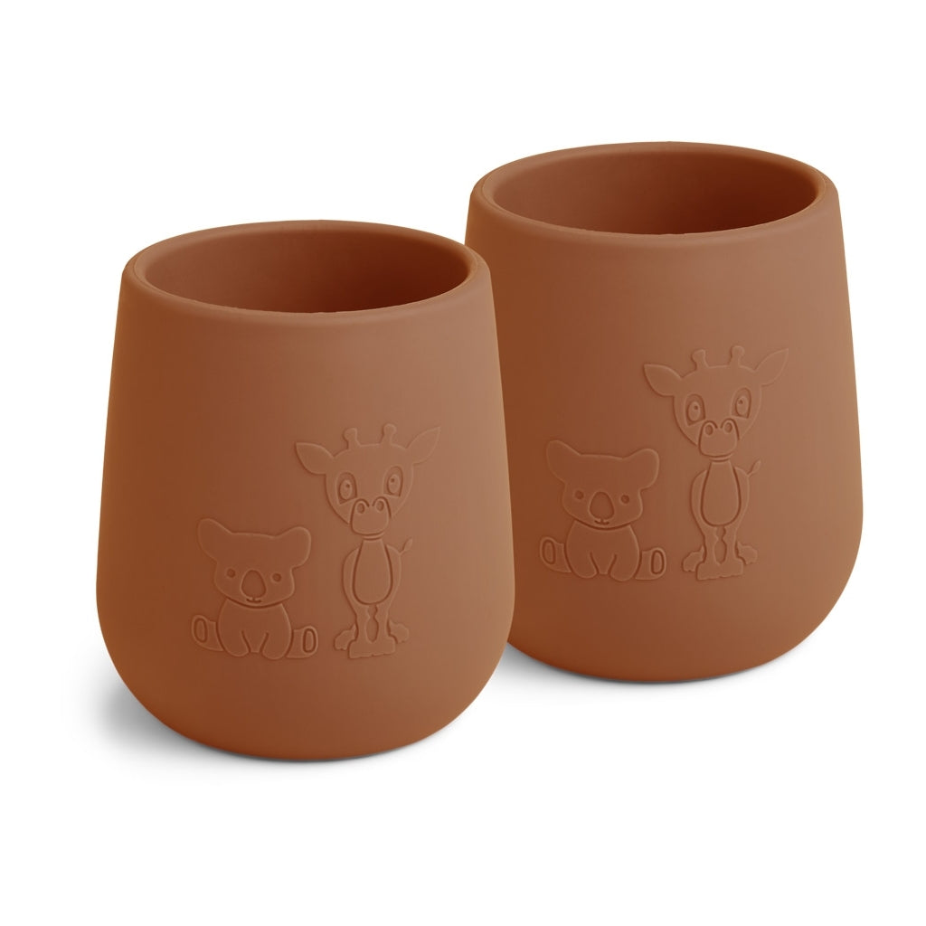 nuuroo Abel silikone kop 2-pak Kop Caramel Café