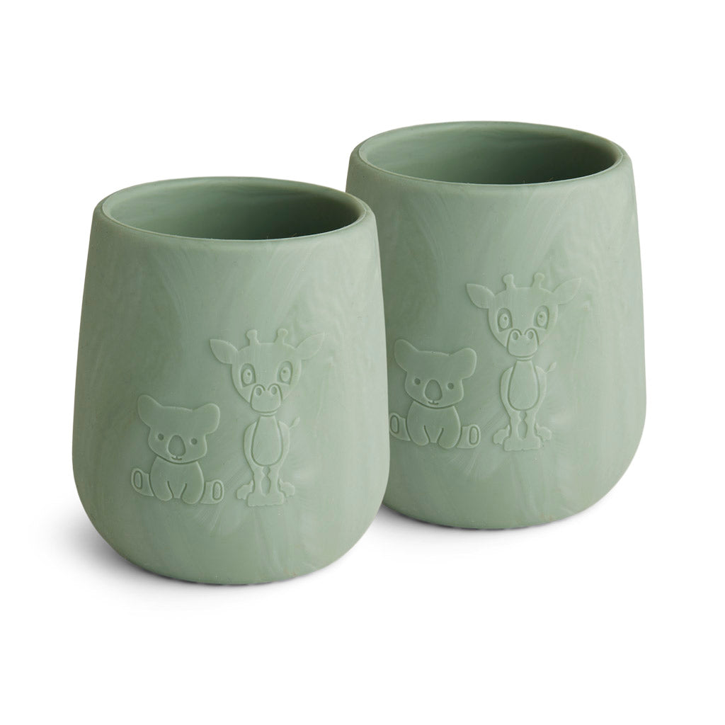nuuroo Abel silikone kop - 2 stk. Kop Light green mix