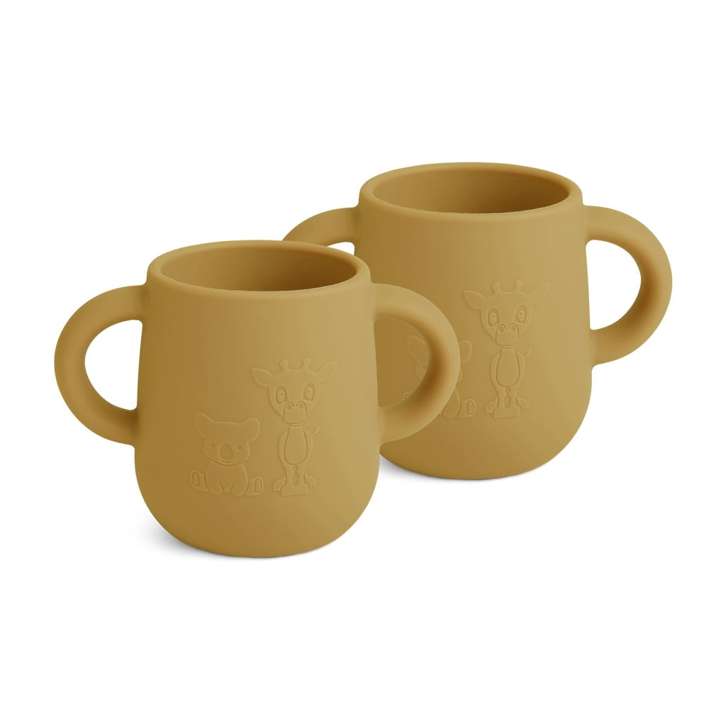 nuuroo Abiola silikone kop - 2 stk. Kop Dusty yellow