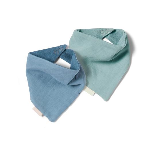nuuroo Acile hagesmæk - 2 stk. bib wear Bering Sea / Lead