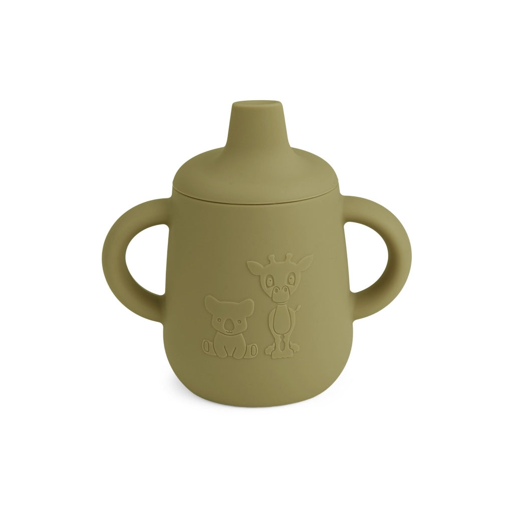 nuuroo Aiko silikone kop med tud Kop Olive green