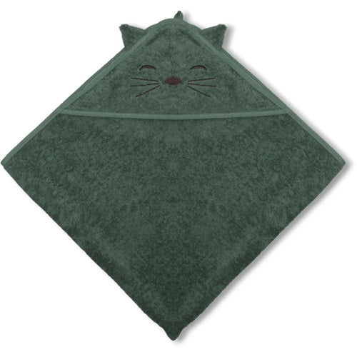 nuuroo Aki hooded baby towel Håndklæde Tea leaf
