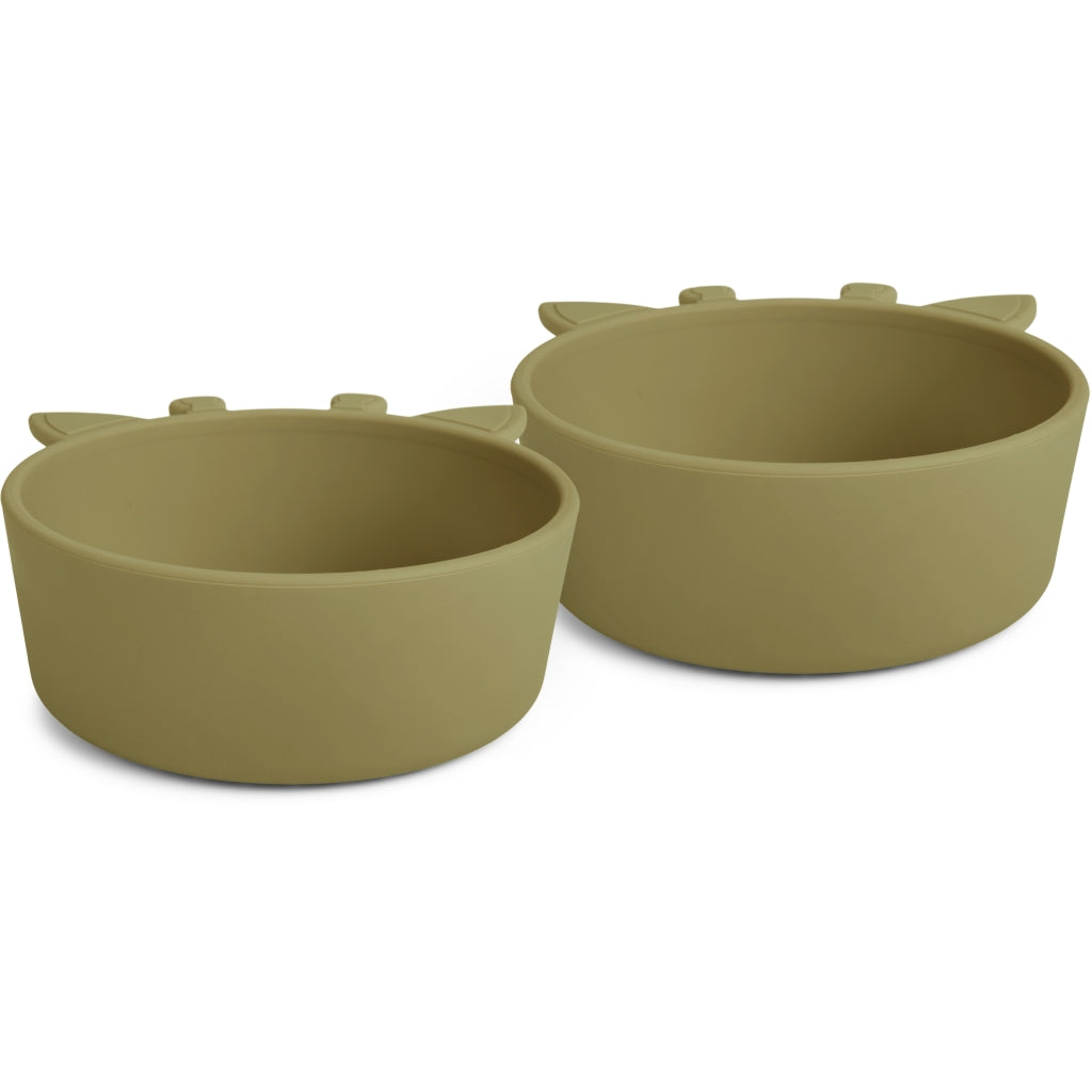 nuuroo Alex dyb tallerken 2-pak Dyb tallerken Olive green