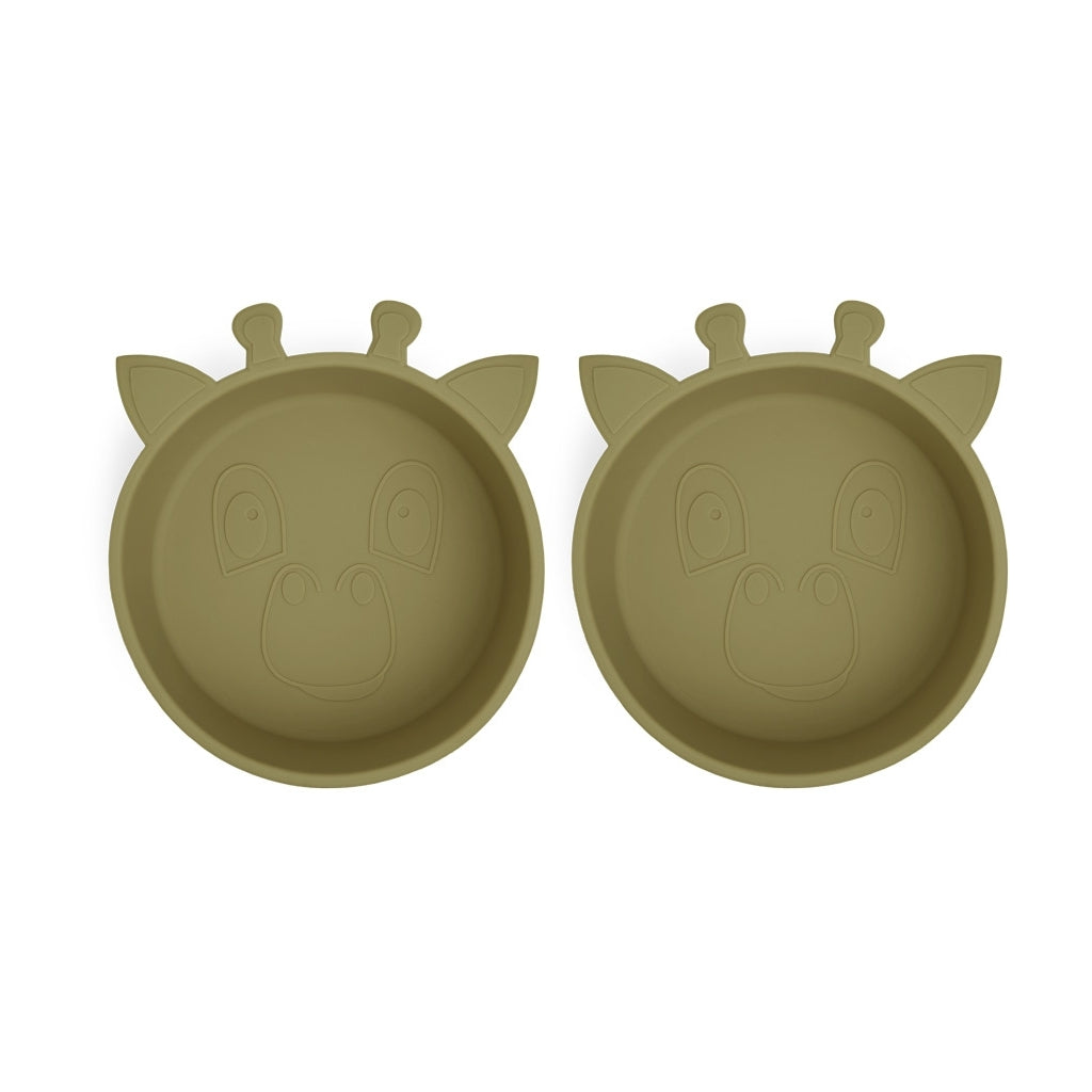 nuuroo Alex dyb tallerken 2-pak Dyb tallerken Olive green