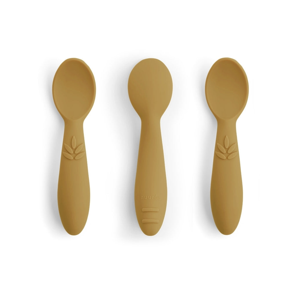nuuroo Ella silikone skeer 3-pak Cutlery Dusty yellow