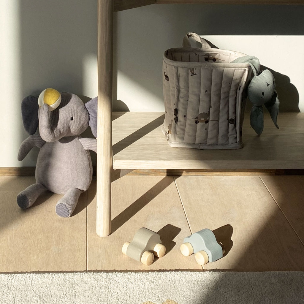 nuuroo Fille strikket elefant Bamse Grey