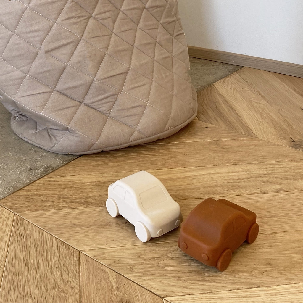 nuuroo Gry silikone legebiler 2 stk Legetøj Caramel Café mix