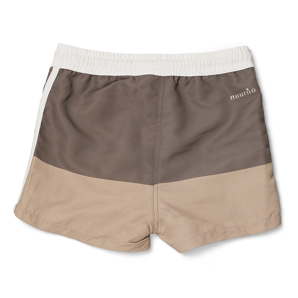 nuuroo Milo badeshorts Badetøj Ligth brown / Warm green