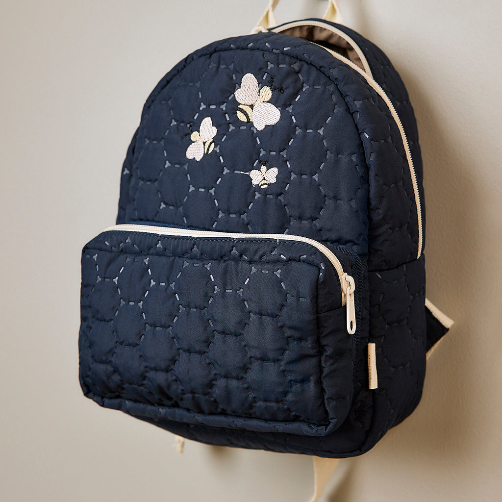 nuuroo Nikki quiltet taske Tasker Black Iris
