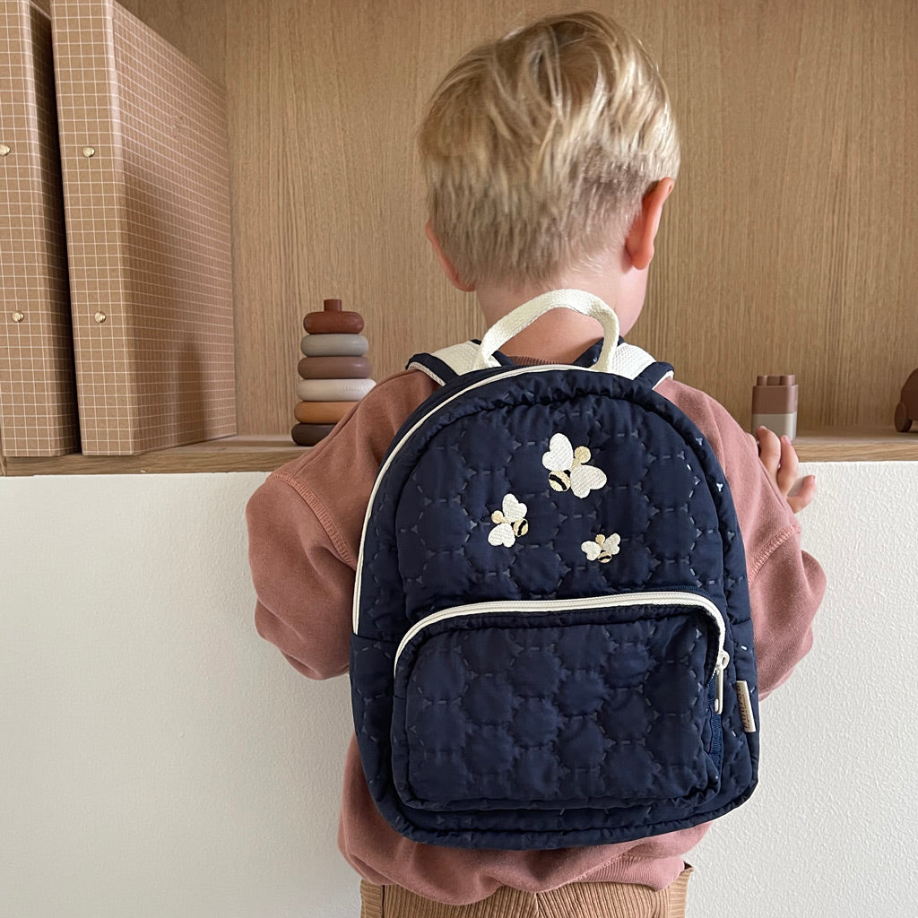 nuuroo Nikki quiltet taske Tasker Black Iris