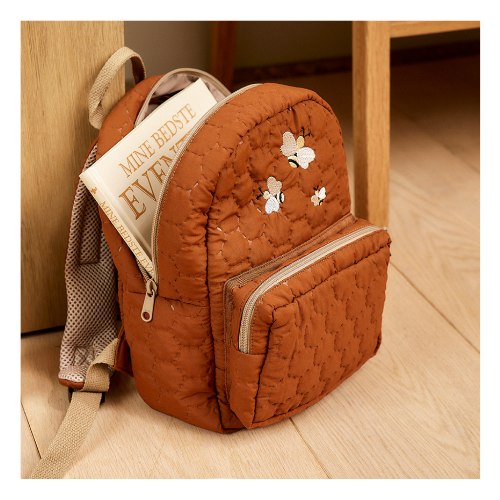 nuuroo Nikki quiltet taske Tasker Caramel Café